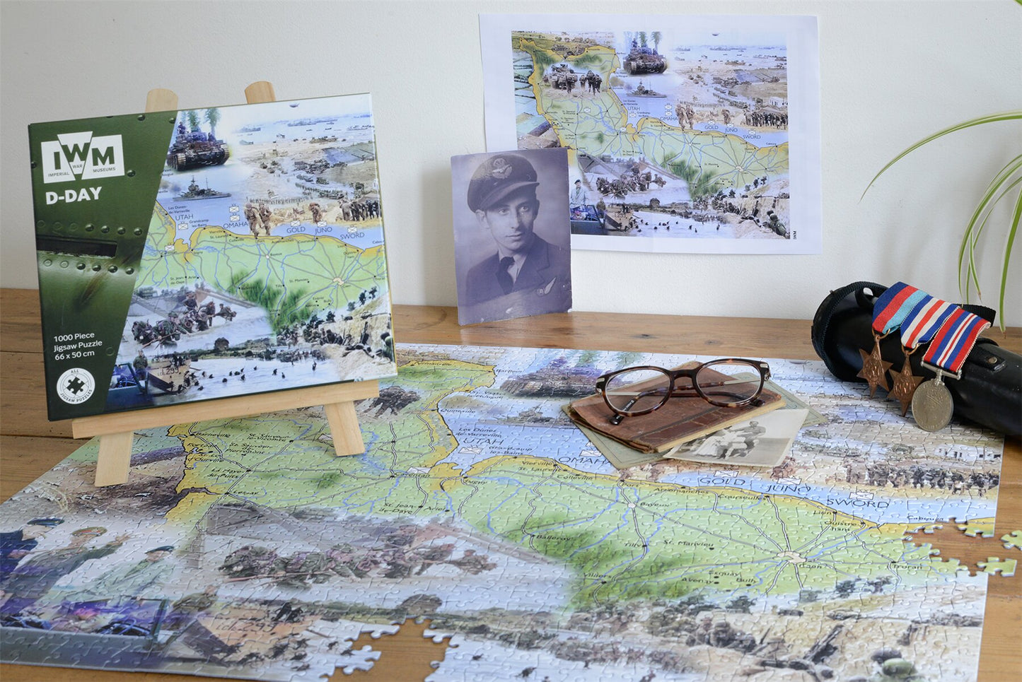 Puzzle 1000 pièces du Jour J des Musées impériaux de la guerre