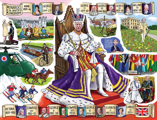 King Charles III Coronation According to Blower 1000 or 300 Piece Jigsaw Puzzle