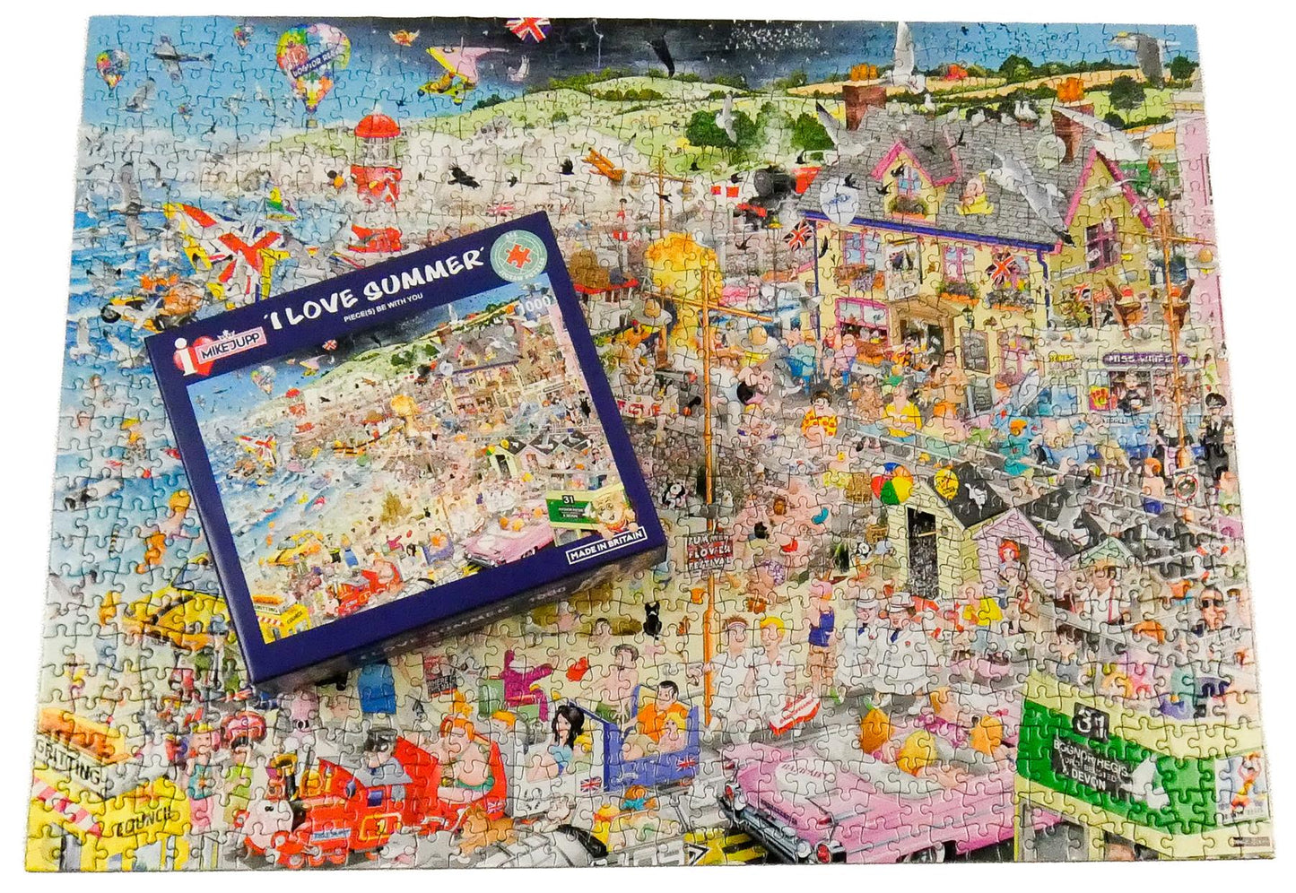 Mike Jupp I Love The Seasons 4 x 1000 Piece Jigsaw Puzzle Bundle