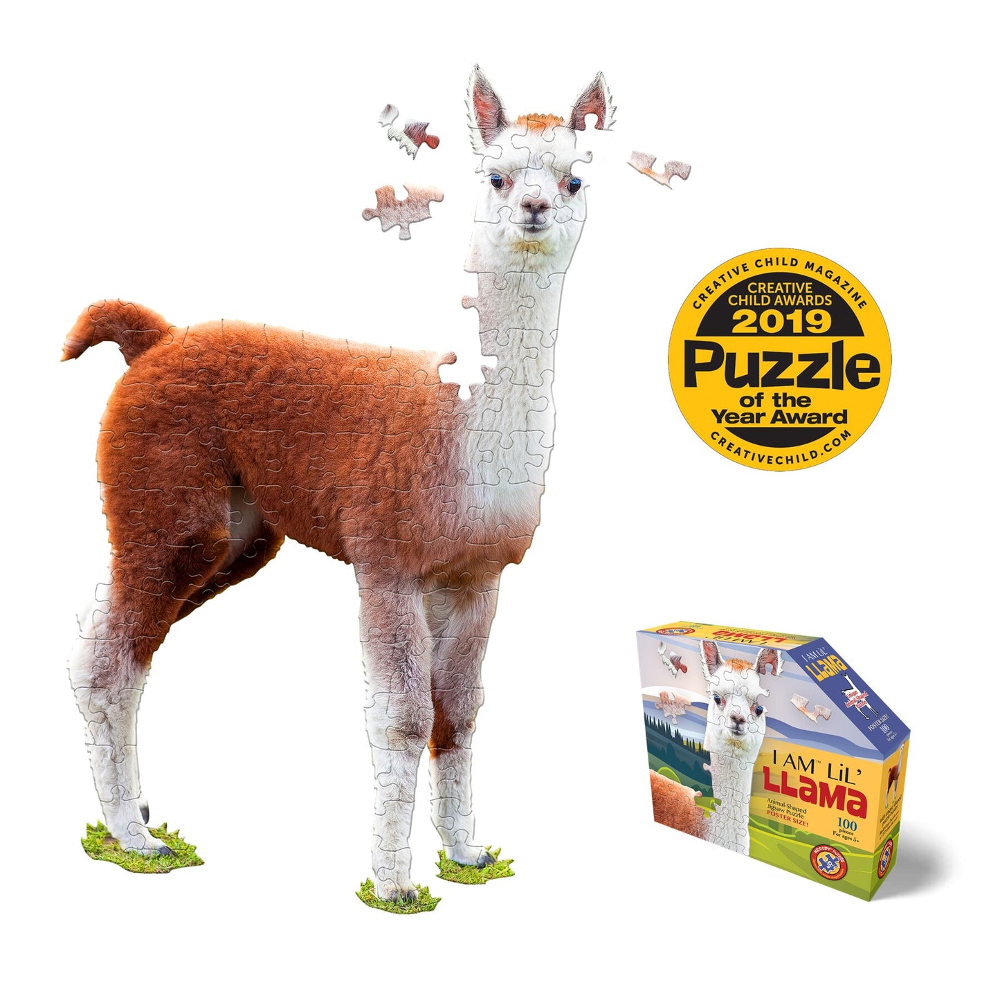 I am Llama 100 Piece Shaped  Jigsaw Puzzle