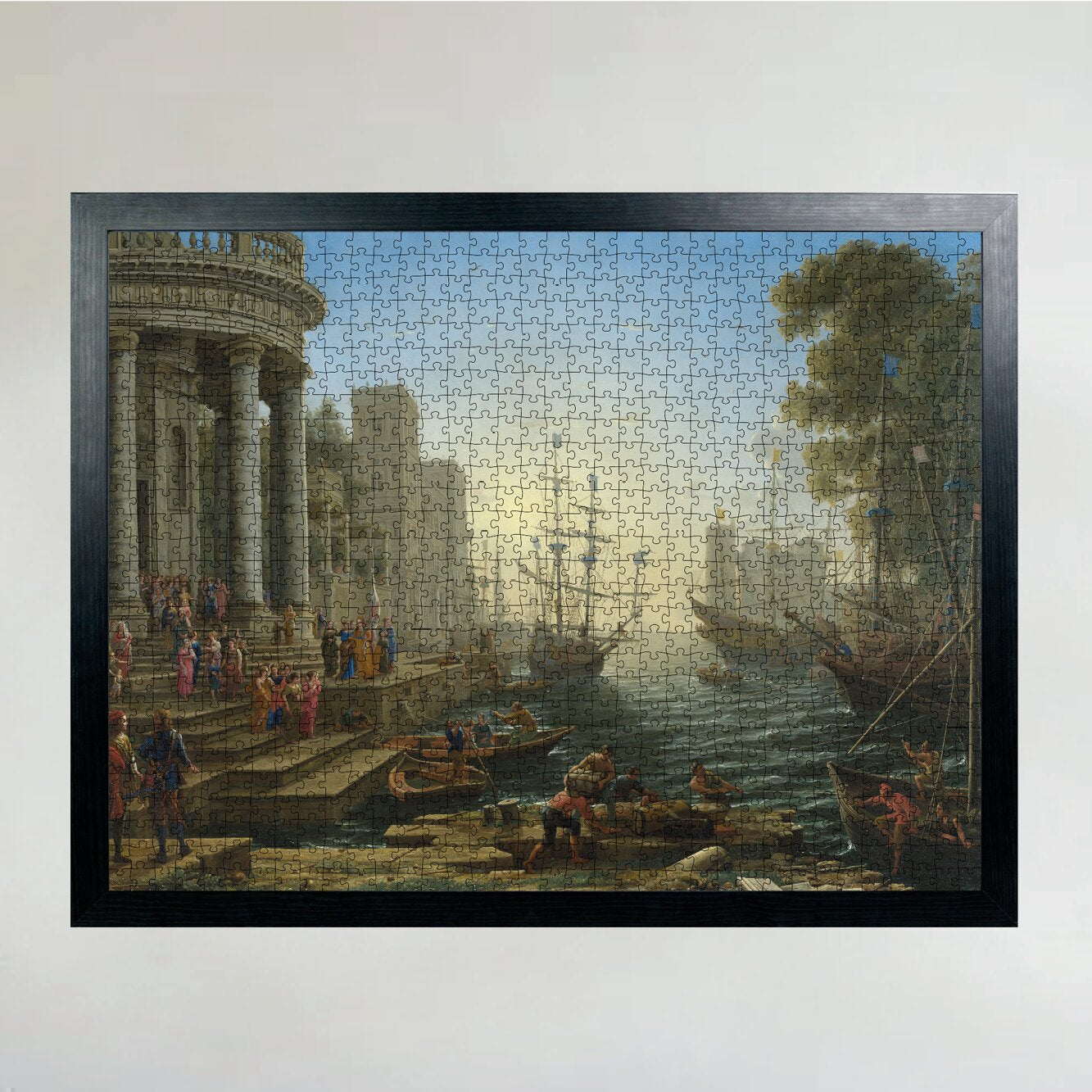 Seehafen mit der Einschiffung der Heiligen Ursula – 1000-teiliges Puzzle der National Gallery