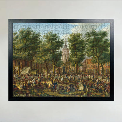 La Grand-Place de La Haye - Puzzle 1000 pièces de la National Gallery