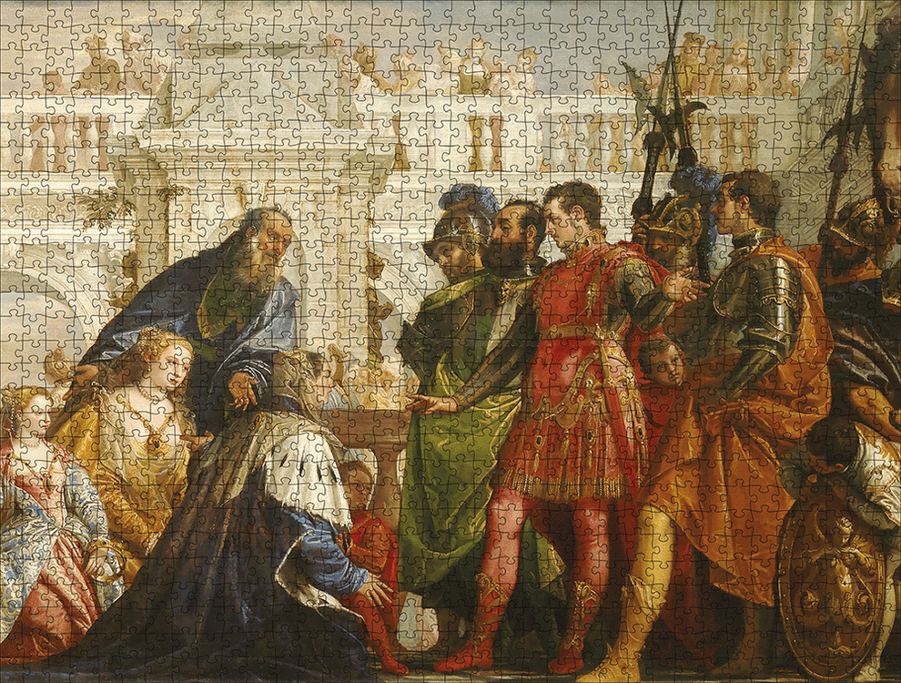 The Umbrellas - National Gallery 1000 Piece Jigsaw Puzzle (Renoir Artwork, Paris Street Scene, Planet-Friendly Box)