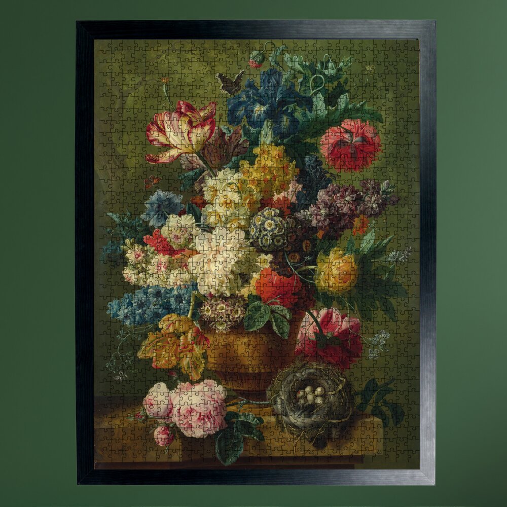 Fleurs dans un vase - Puzzle 1000 pièces de la National Gallery