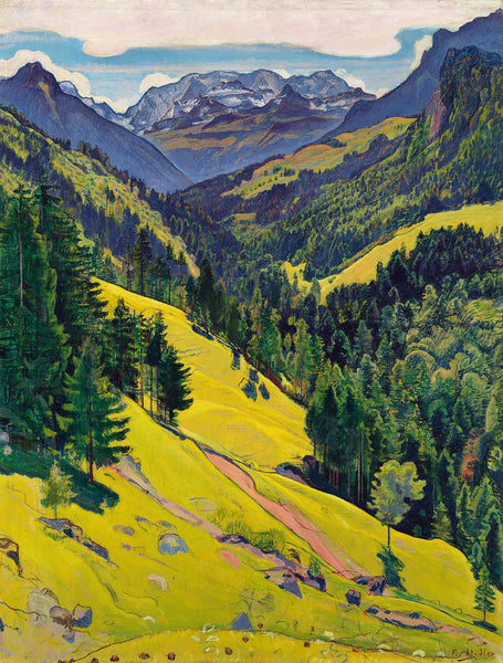 The Kien Valley with the Bluemlisalp Massif - National Gallery