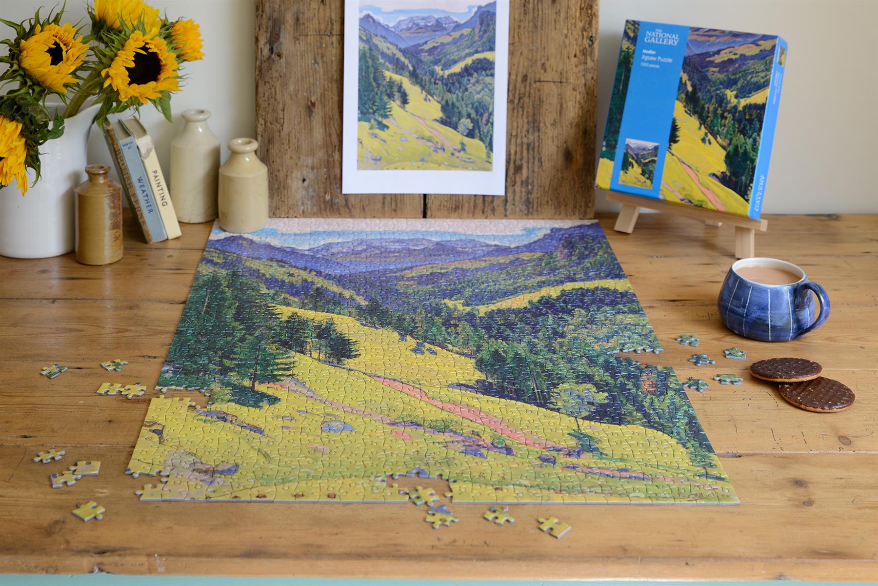 Art Puzzle 'Galopp Im Valley' – 1000 Teile Puzzle, Jedes Stück Einzigartig Geschnitten