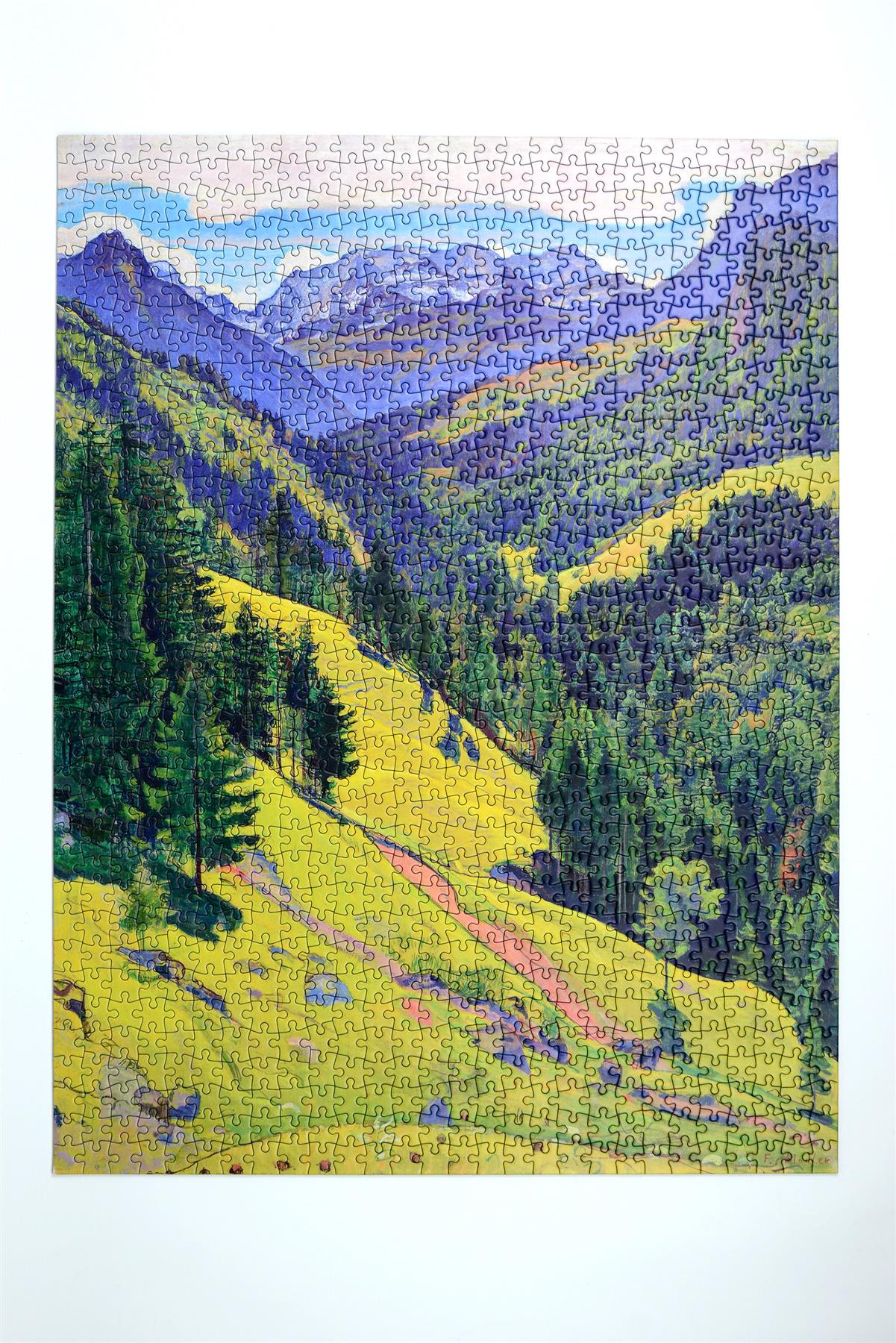 Art Puzzle 'Galopp Im Valley' – 1000 Teile Puzzle, Jedes Stück Einzigartig Geschnitten