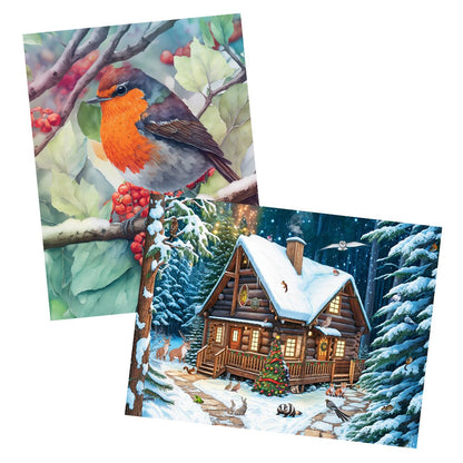 Ensemble de puzzles d'hiver de 1000 pièces
