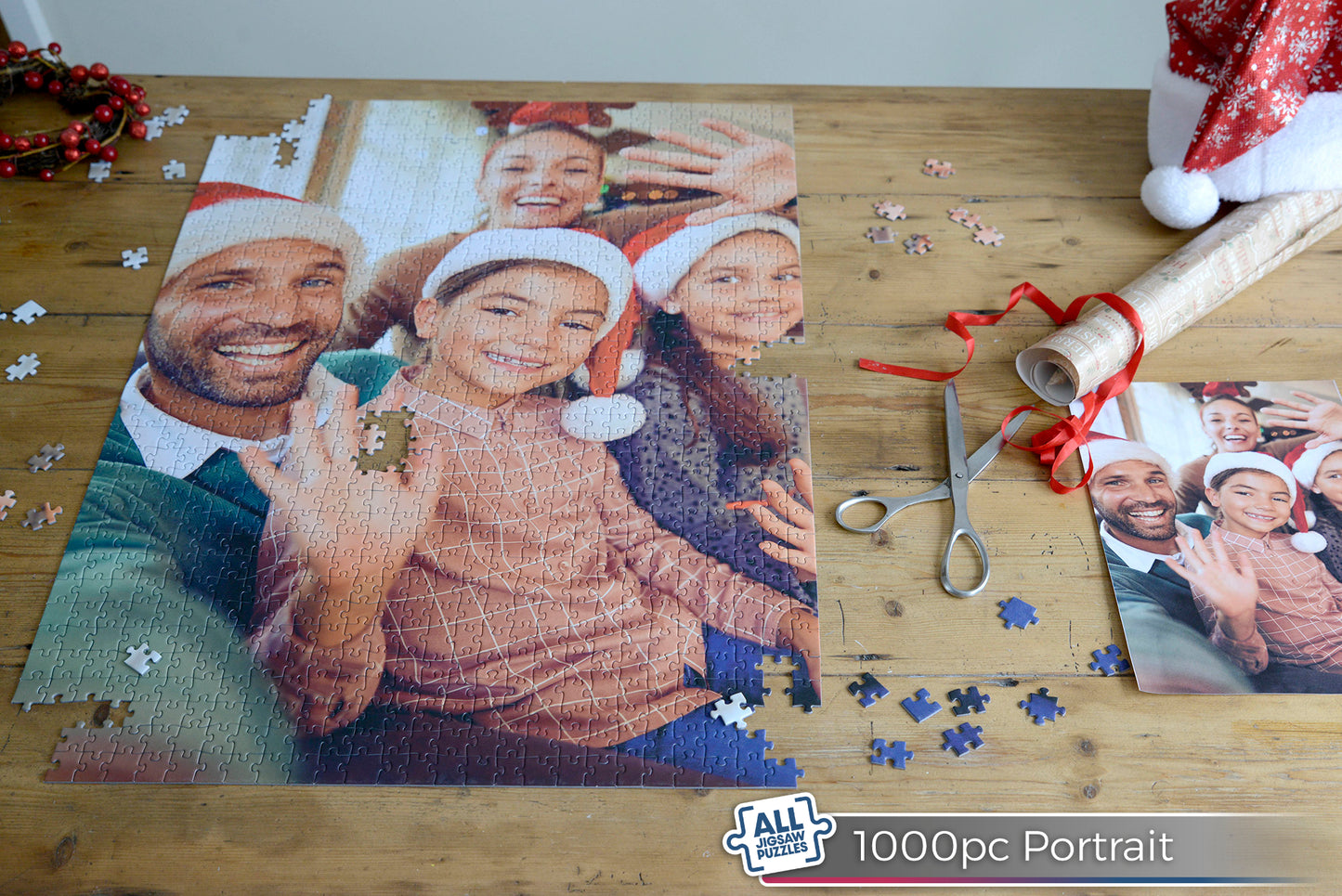 Personalised Photo Jigsaw Puzzle 1000 / 500 / 400 / 100 Pieces