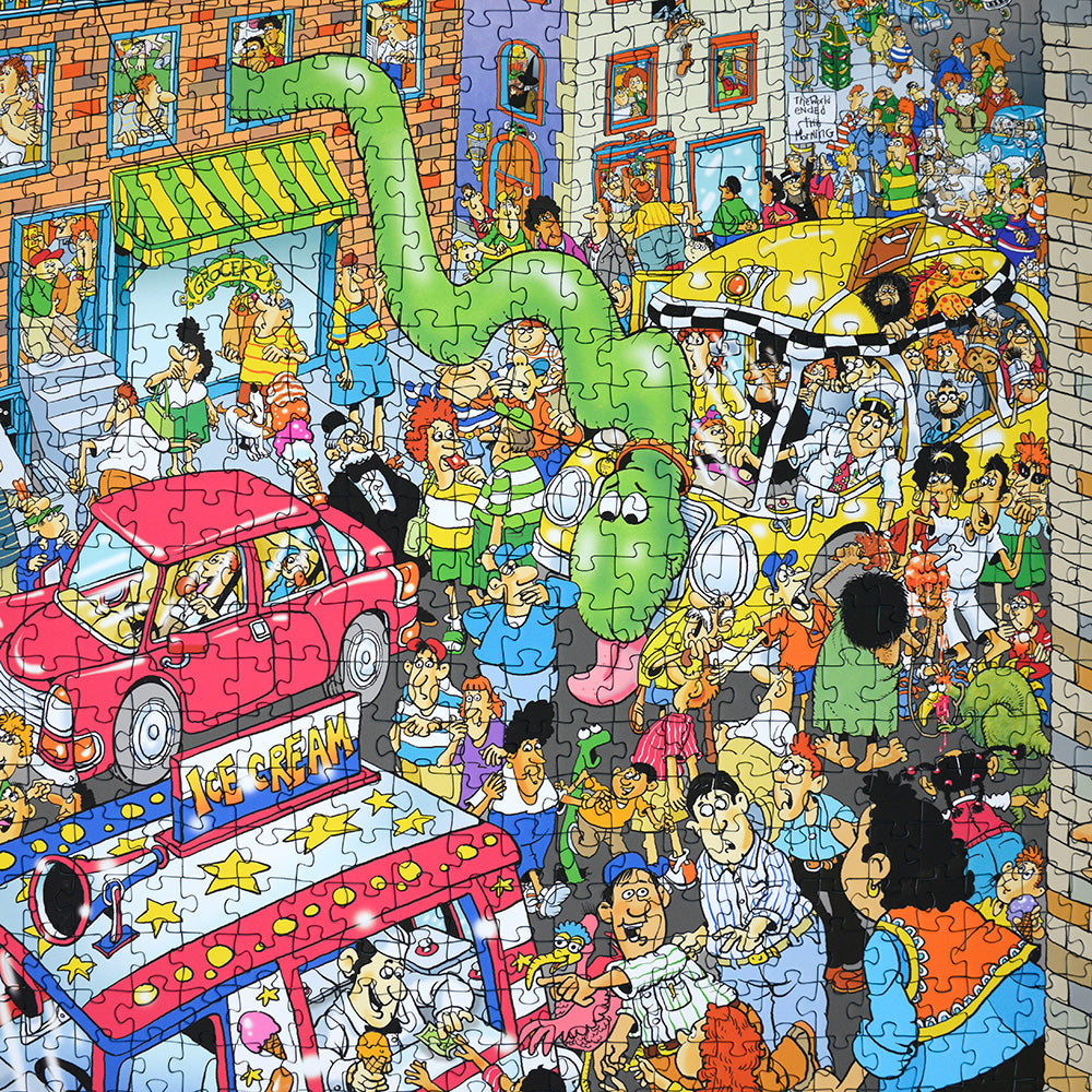 Traffic Jam - Len Epstein 1000 Piece Jigsaw Puzzle – All Jigsaw