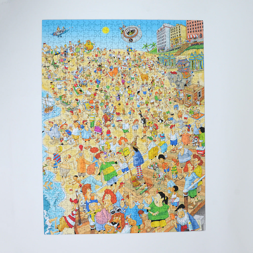 Pineapple Brothers 「ザ・ビーチ」 Day at the Beach - Len Epstein 1000 Piece Jigsaw Puzzle – All