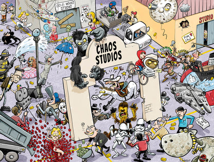 Chaos at the Movies - No.9 1000 Piece Jigsaw Puzzle