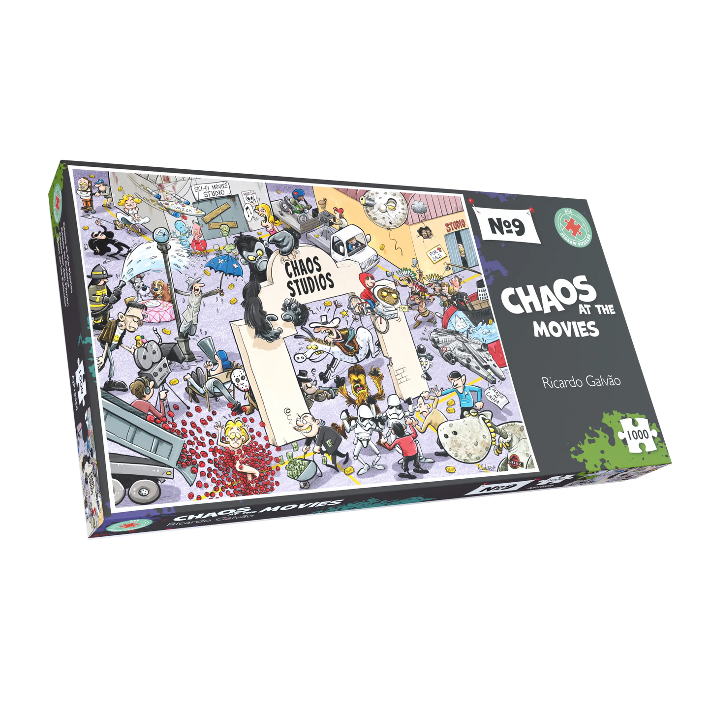 Chaos at the Movies - No.9 1000 Piece Jigsaw Puzzle