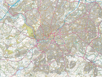 Puzzle 1000 pièces : Plan de la ville de Bristol