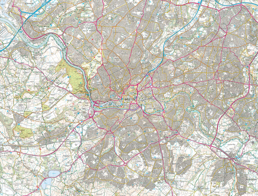 Puzzle 1000 pièces : Plan de la ville de Bristol