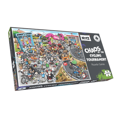 Chaos beim Radsportturnier – Nr. 12, 1000-Teile-Puzzle