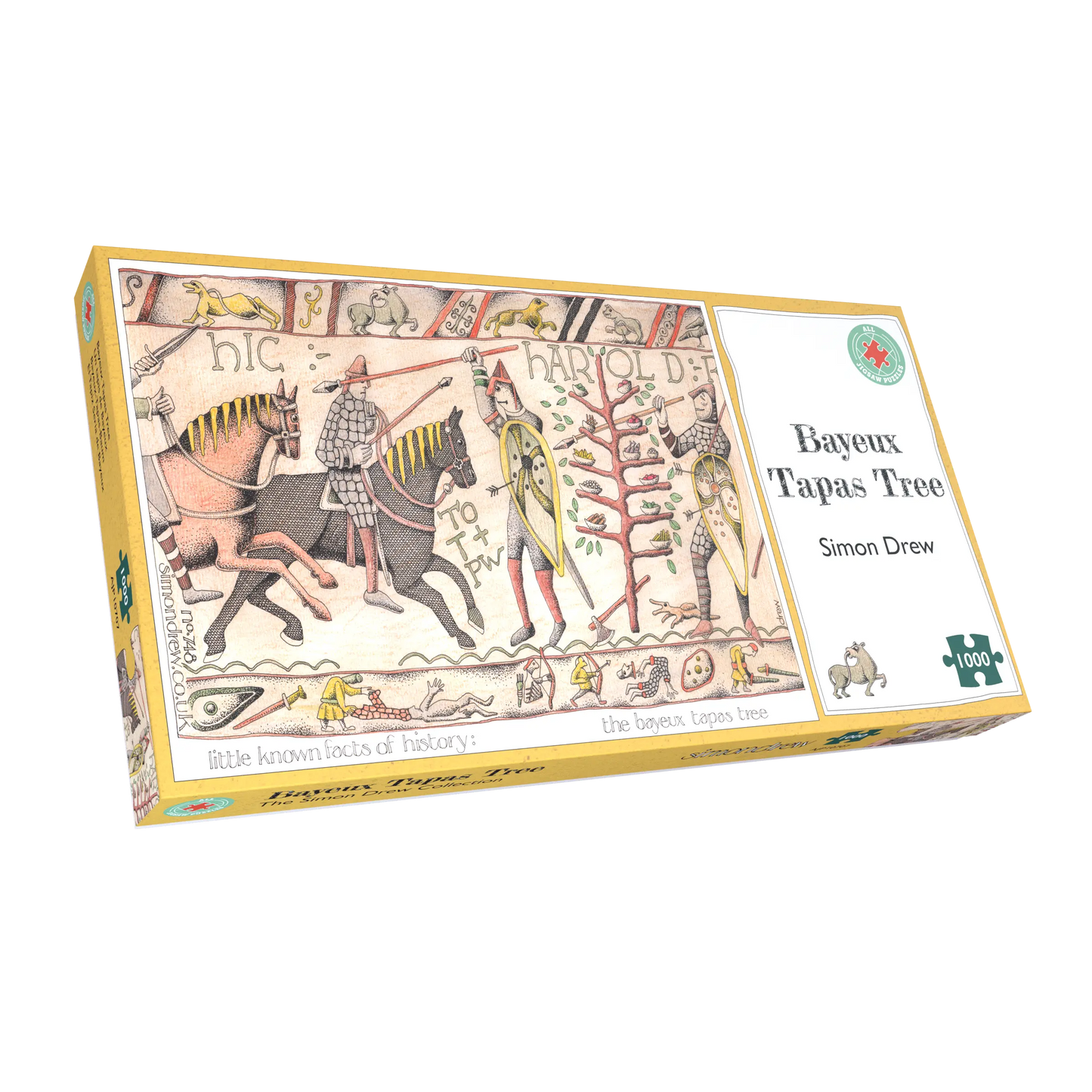 Bayeux Tapas Tree - Simon Drew - 1000  piece jigsaw puzzle