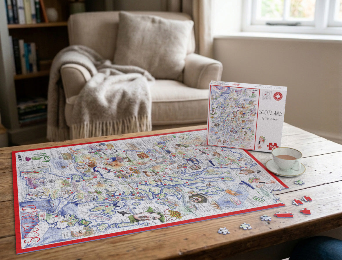 Carte de l'Écosse - Puzzle Tim Bulmer 1000 pièces