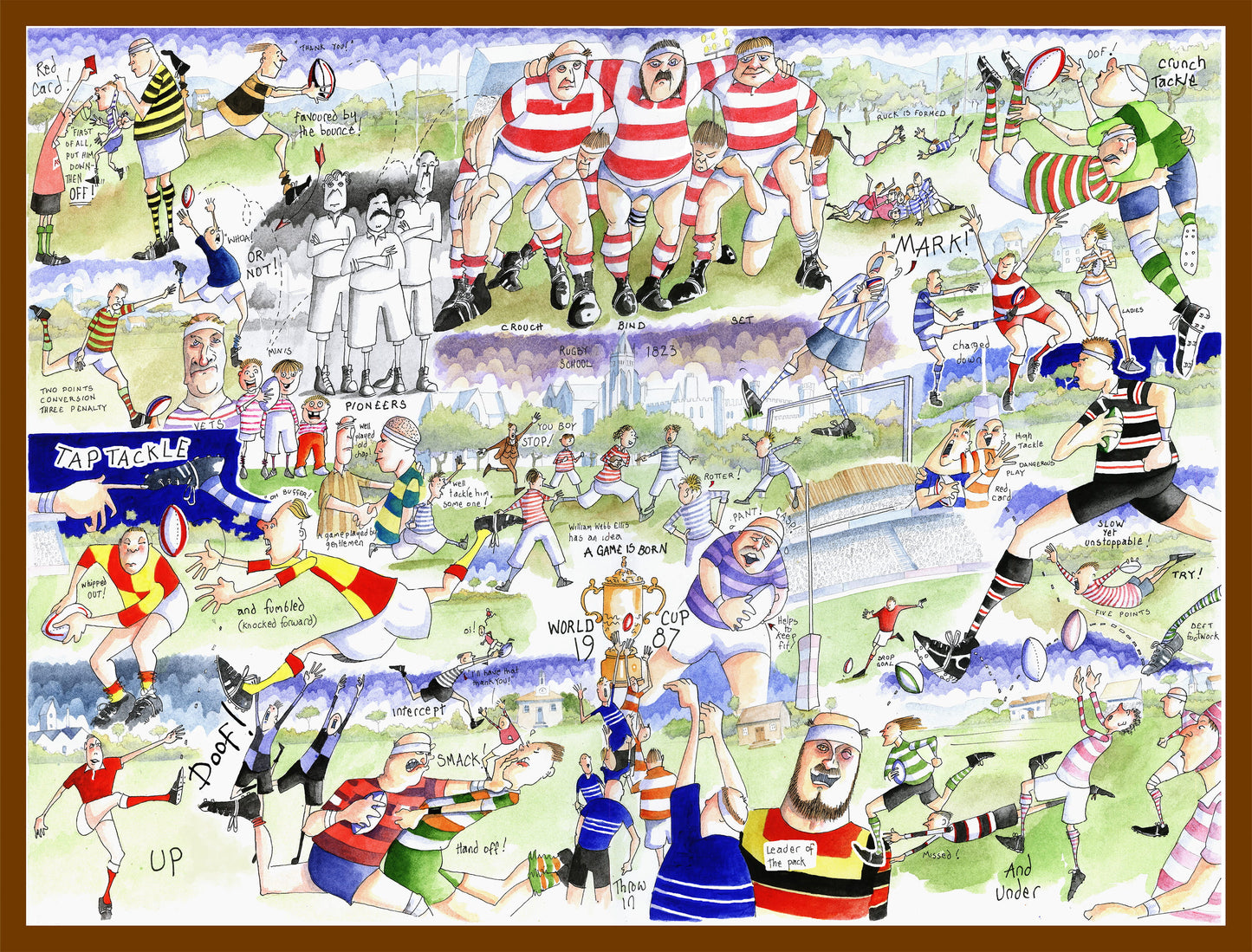 Rugby - Tim Bulmer 1000 Piece Jigsaw Puzzle