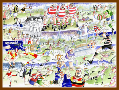 Rugby - Tim Bulmer 1000 Piece Jigsaw Puzzle