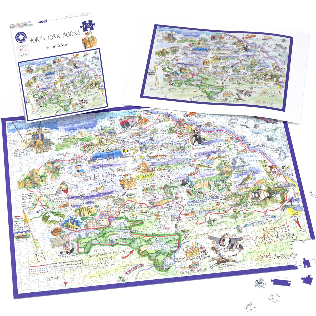 North York Moors – Tim Bulmer, 1000-teiliges Puzzle