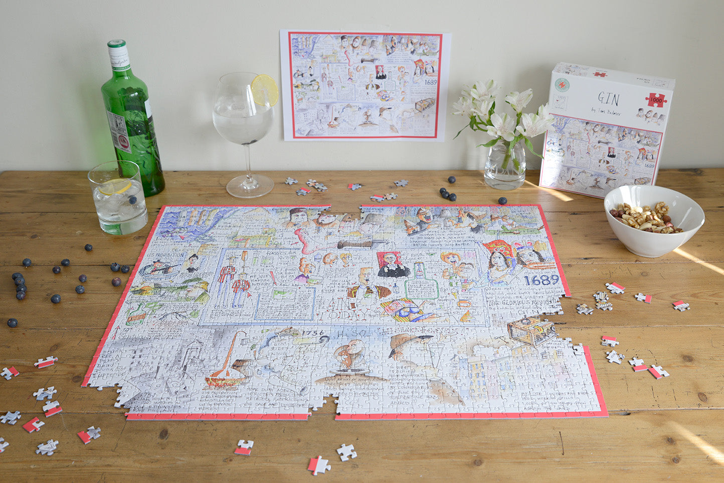 Puzzle 1000 pièces Gin - Tim Bulmer
