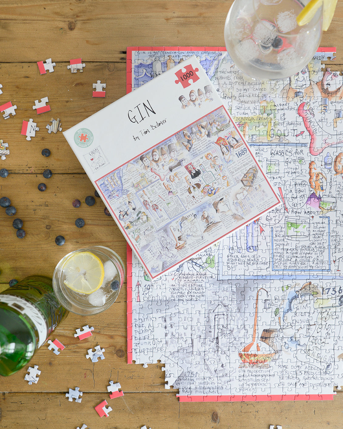 Puzzle 1000 pièces Gin - Tim Bulmer