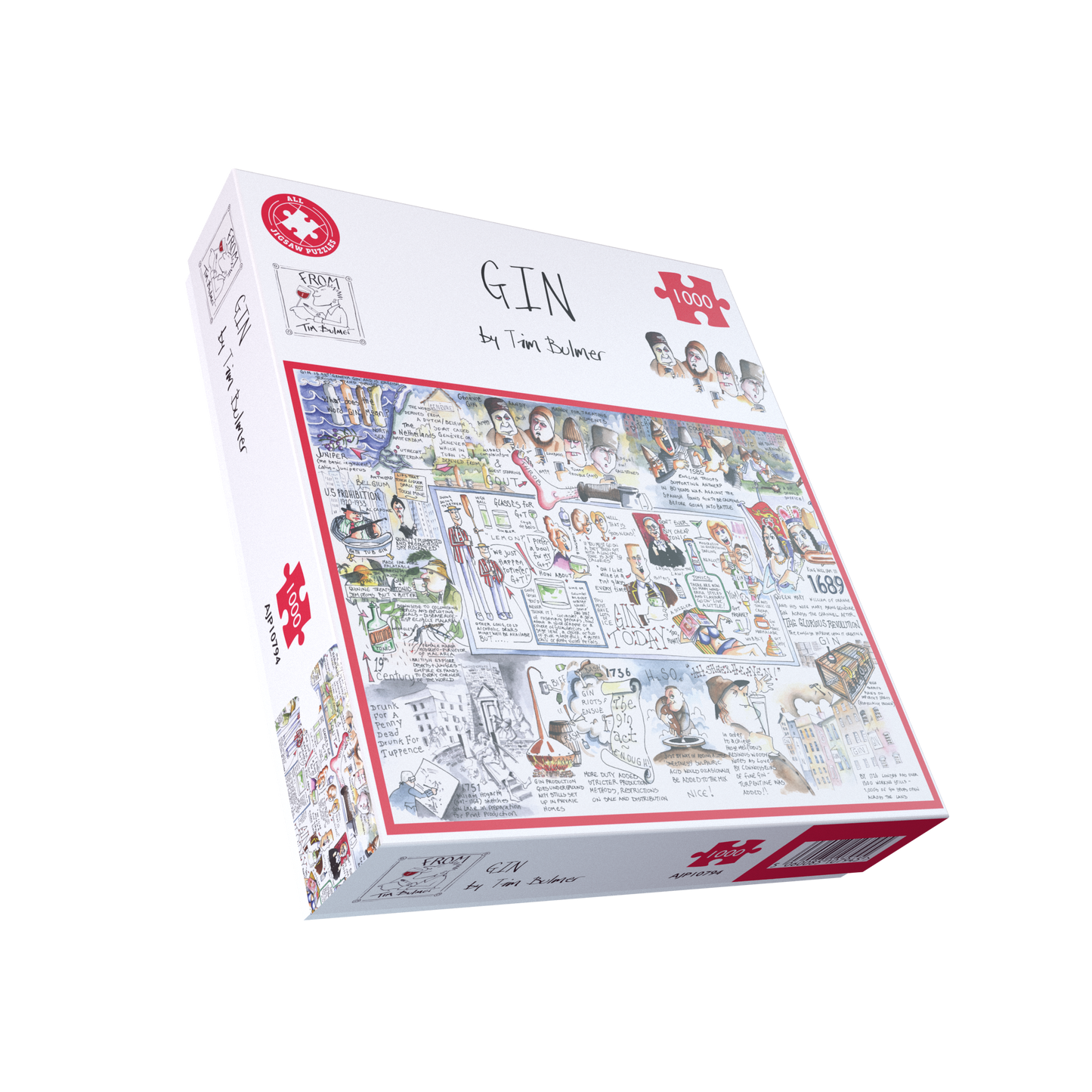 Gin - Tim Bulmer 1000 Piece Jigsaw Puzzle