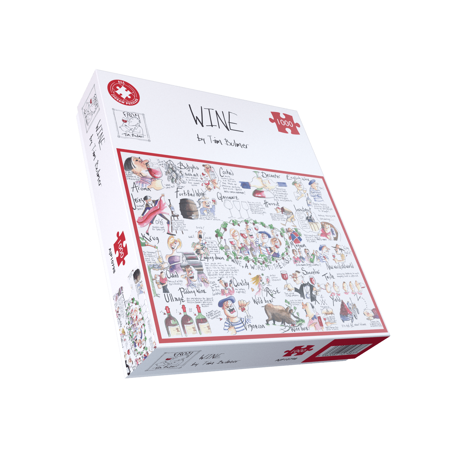 Wine - Tim Bulmer 1000 Piece Jigsaw Puzzle