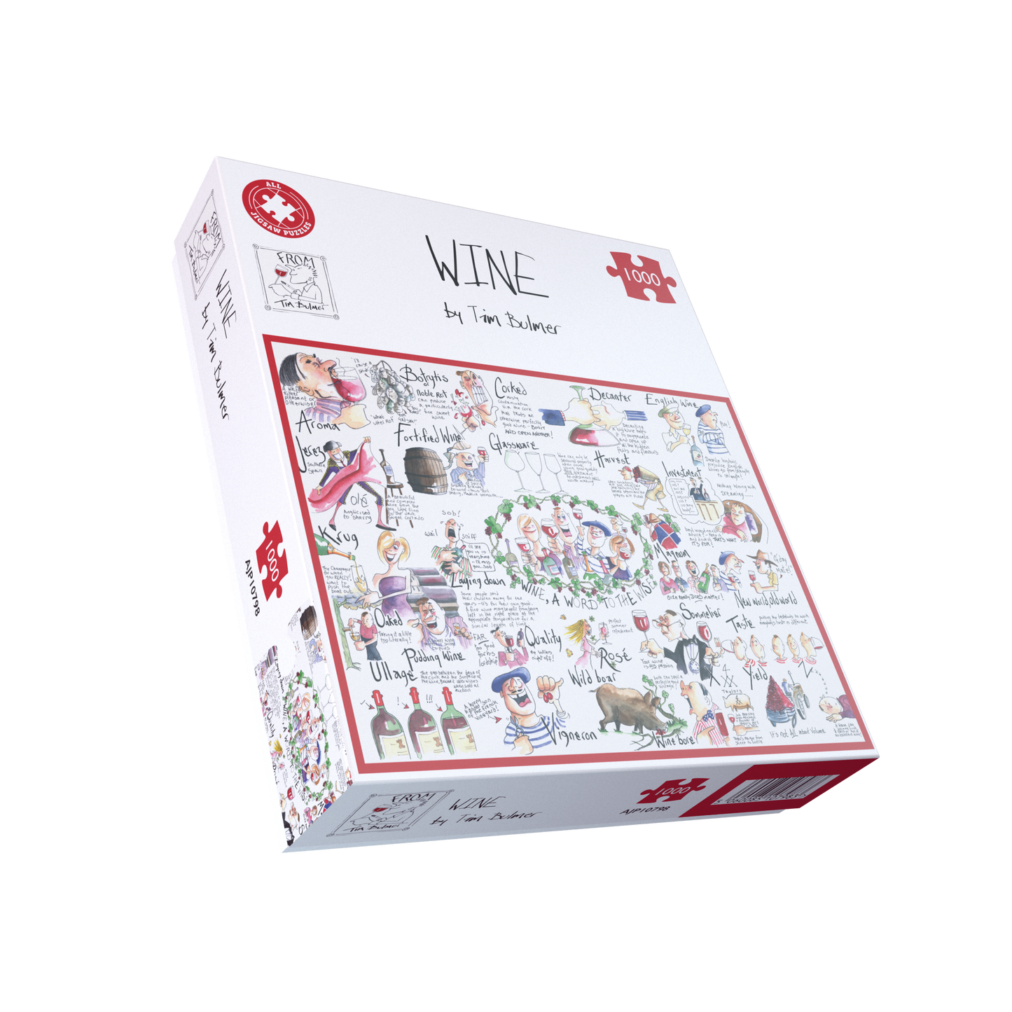 Wine - Tim Bulmer 1000 Piece Jigsaw Puzzle