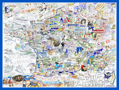 France - Puzzle Tim Bulmer 1000 pièces