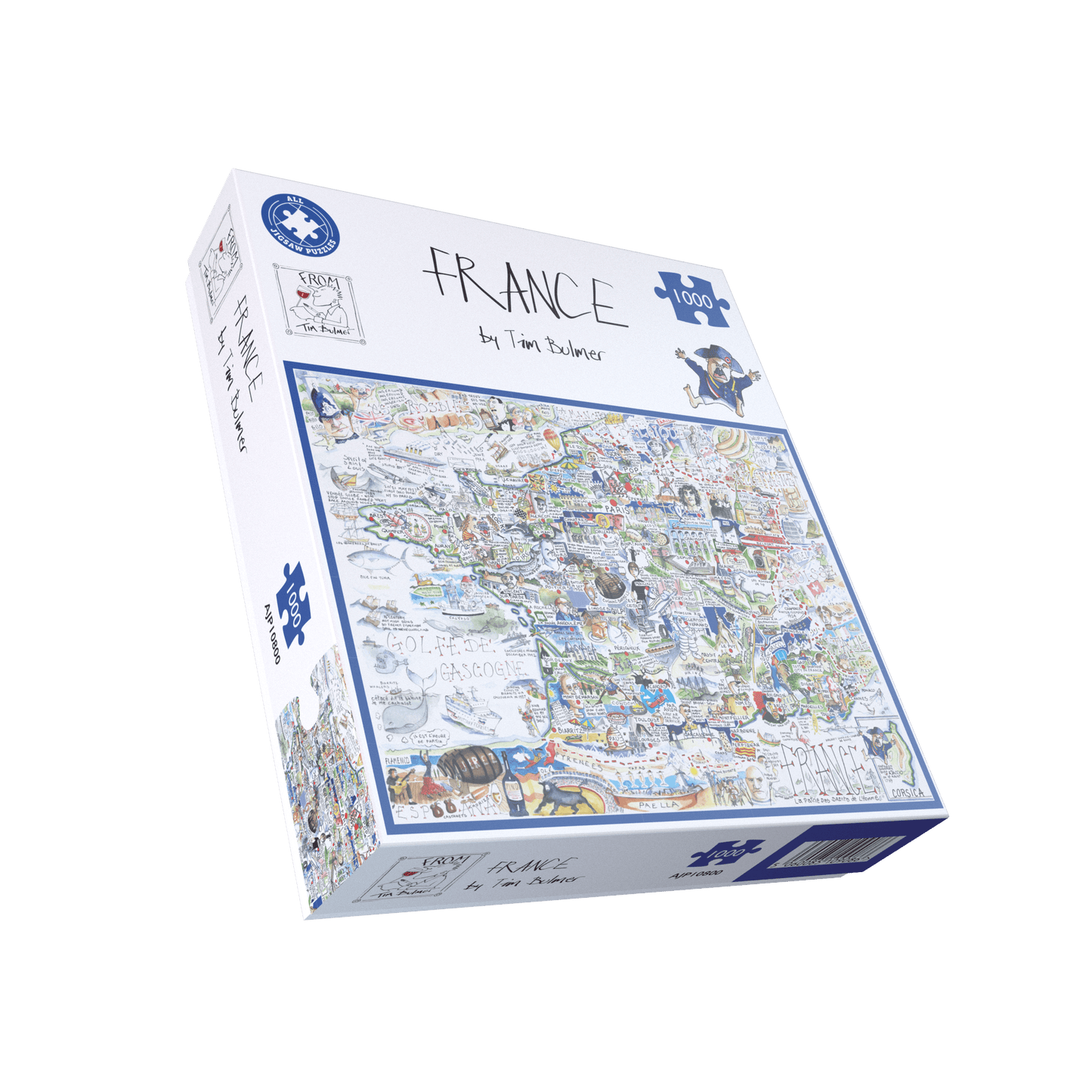 France - Puzzle Tim Bulmer 1000 pièces