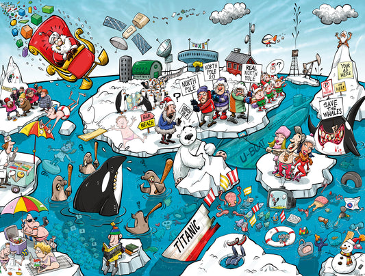 Chaos au pôle Nord - Puzzle n° 18 de 1 000 pièces