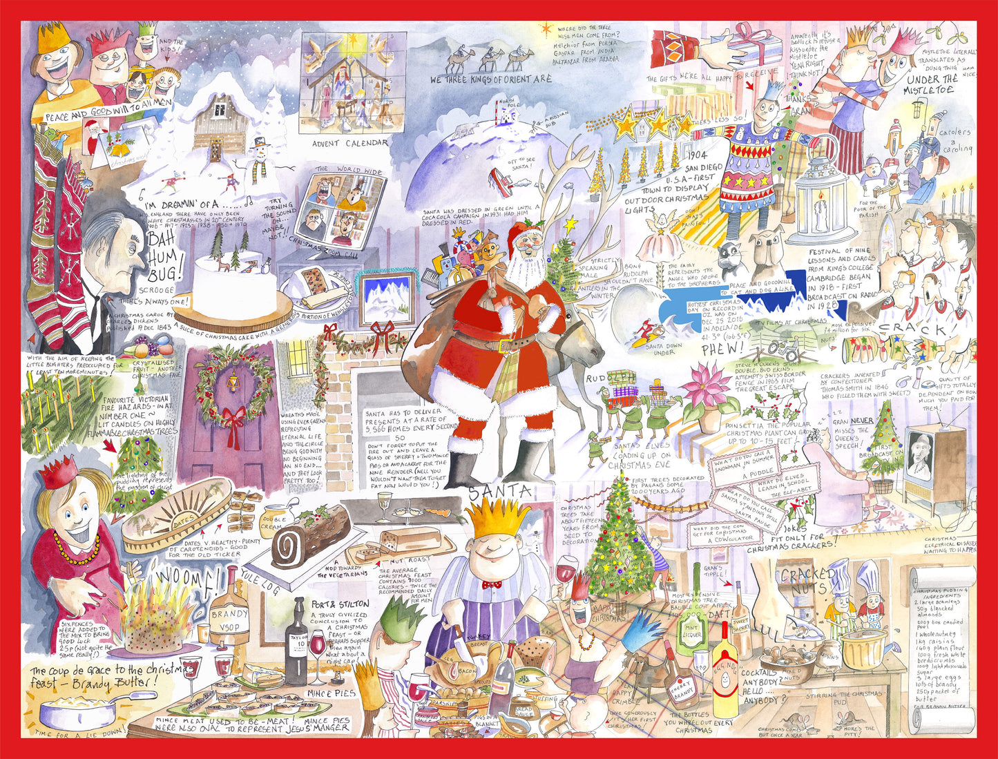 Tim Bulmer Noël - Puzzle en bois de 300 pièces