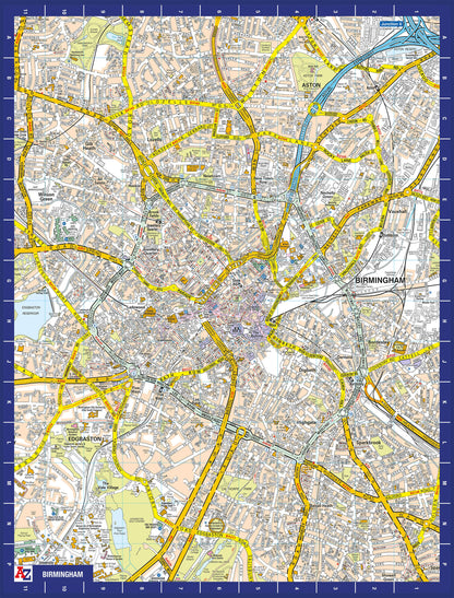 A-Z Map of Birmingham 1000 Piece Jigsaw