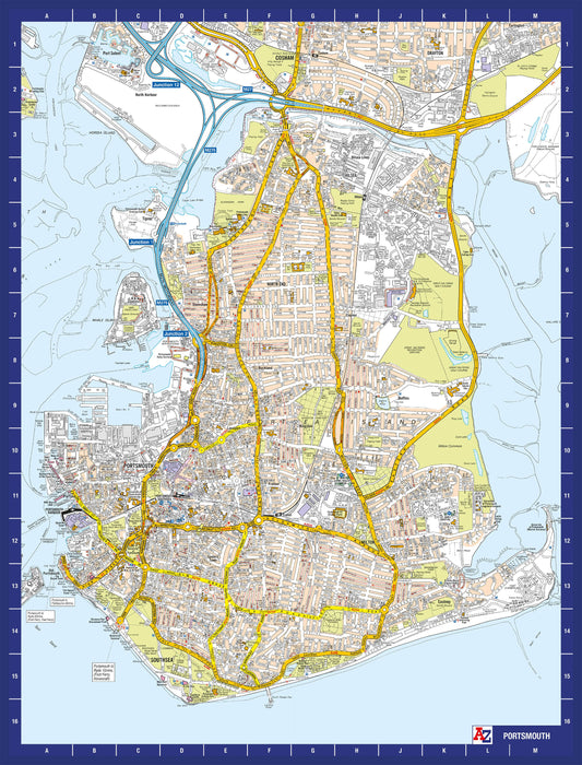A-Z Map of Portsmouth 1000 Piece Jigsaw