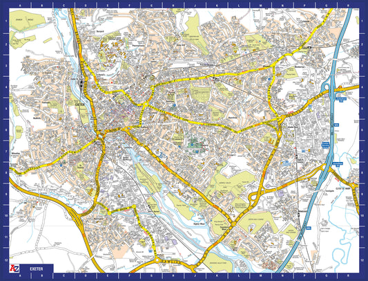 A-Z Map of Exeter 1000 Piece Jigsaw