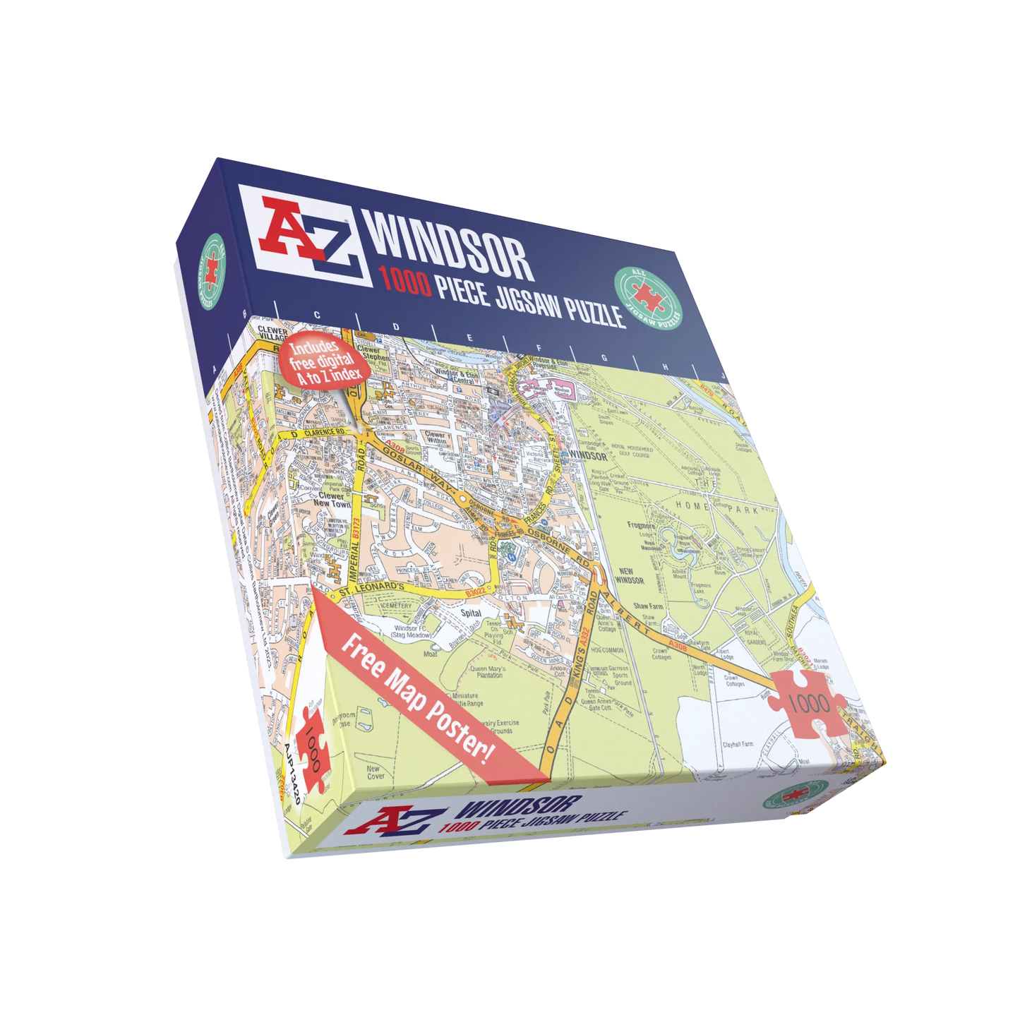 A-Z Map of Windsor 1000 Piece Jigsaw