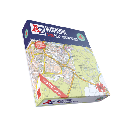 A-Z Map of Windsor 1000 Piece Jigsaw