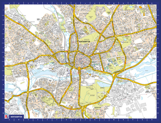 A-Z Map of Northampton 1000 Piece Jigsaw