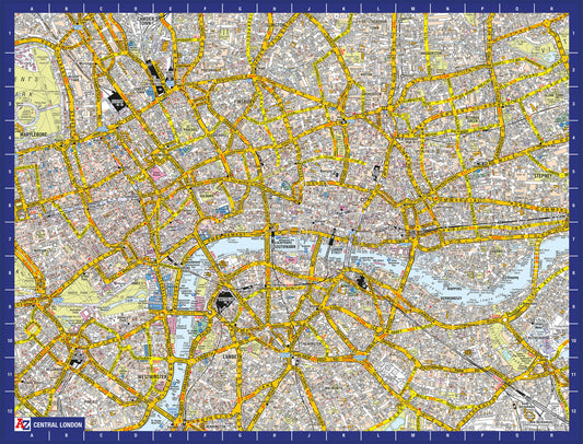 A-Z Map of London 1000 Piece Jigsaw