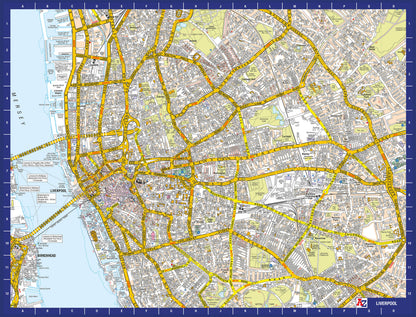 A-Z Map of Liverpool 1000 Piece Jigsaw