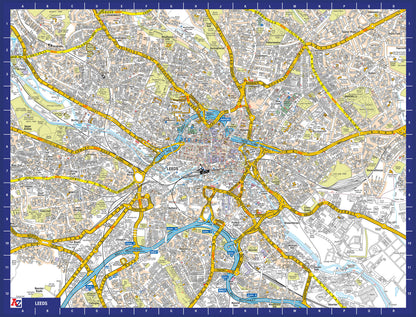 A-Z Map of Leeds 1000 Piece Jigsaw