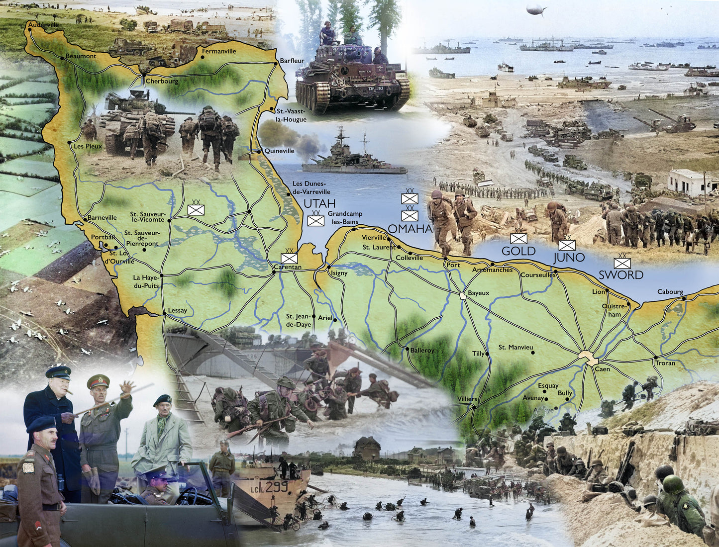 Puzzle 1000 pièces du Jour J des Musées impériaux de la guerre