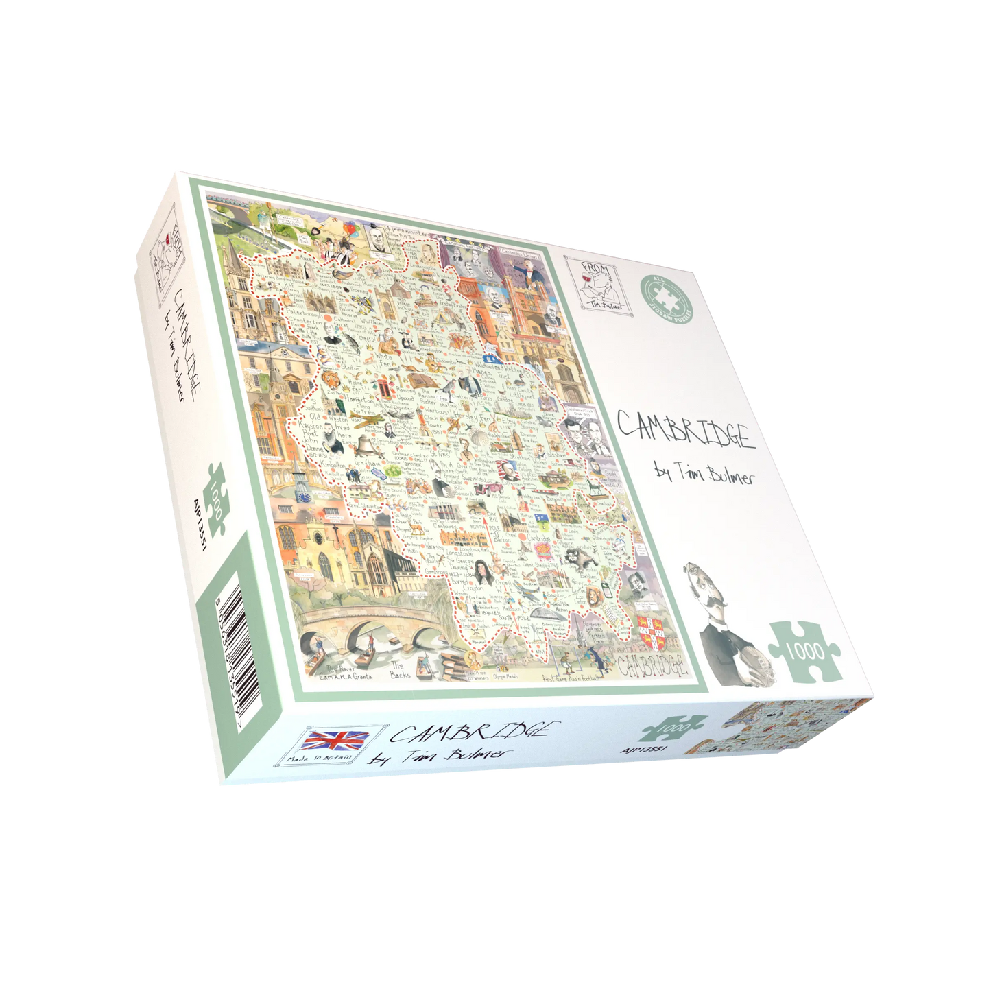 Puzzle de 1000 pièces : Carte de Cambridge de Tim Bulmer