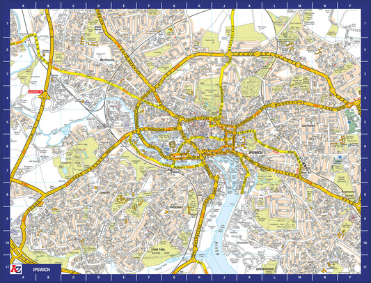 A-Z Map of Ipswich 1000 Piece Jigsaw