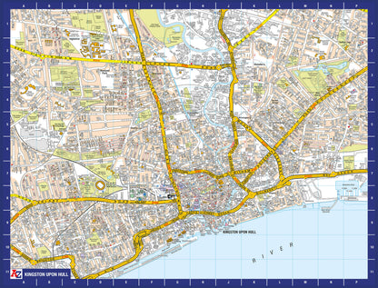 A-Z Map of Kingston Upon Hull 1000 Piece Jigsaw