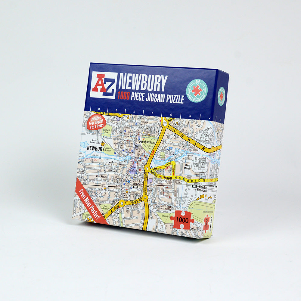 A-Z Map of Newbury 1000 Piece Jigsaw – All Jigsaw Puzzles