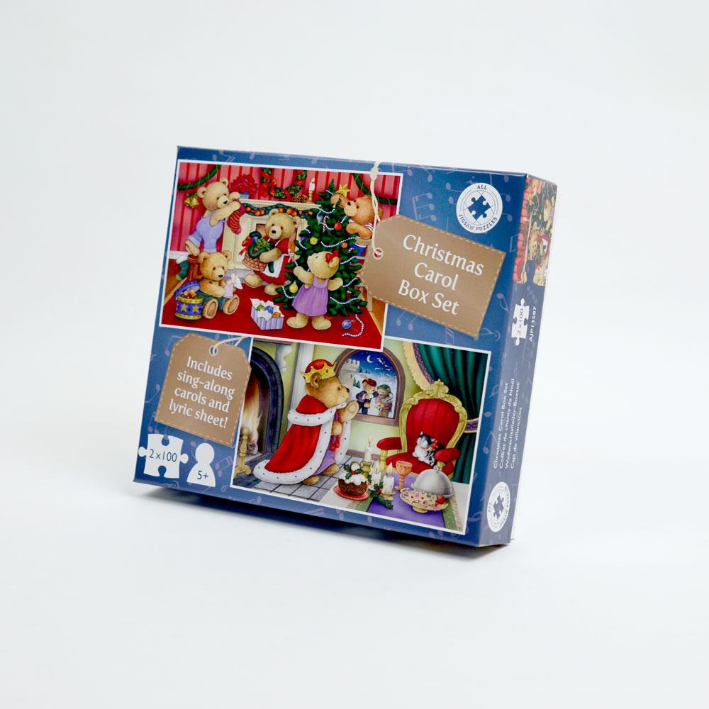 Christmas Carols 2 x 100 Piece Jigsaw set