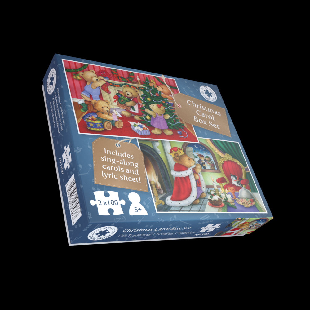 Christmas Carols 2 x 100 Piece Jigsaw set